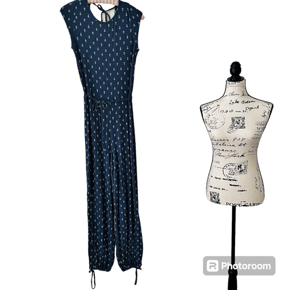 Blutsgeschwister Fair Wear Foundation Nautical Jersey Jumpsuit Size M Long